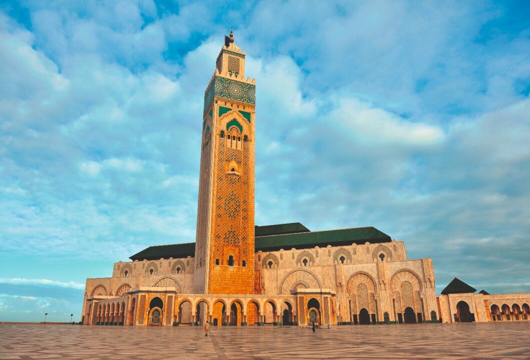 Casablanca mit der Moschee Hassan II